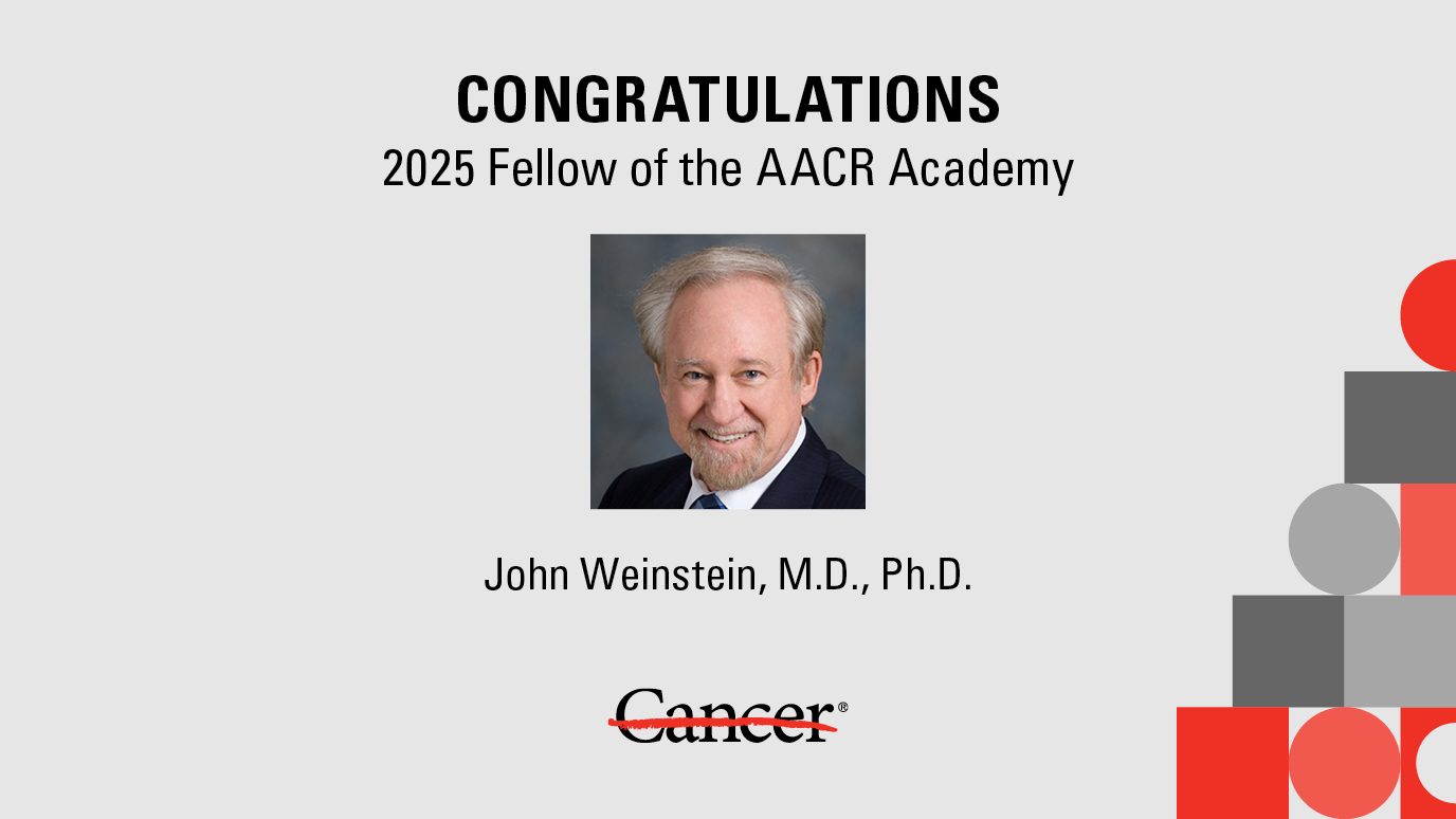 John Weinstein, M.D., Ph.D., 2025 Fellow of the AACR Academy image