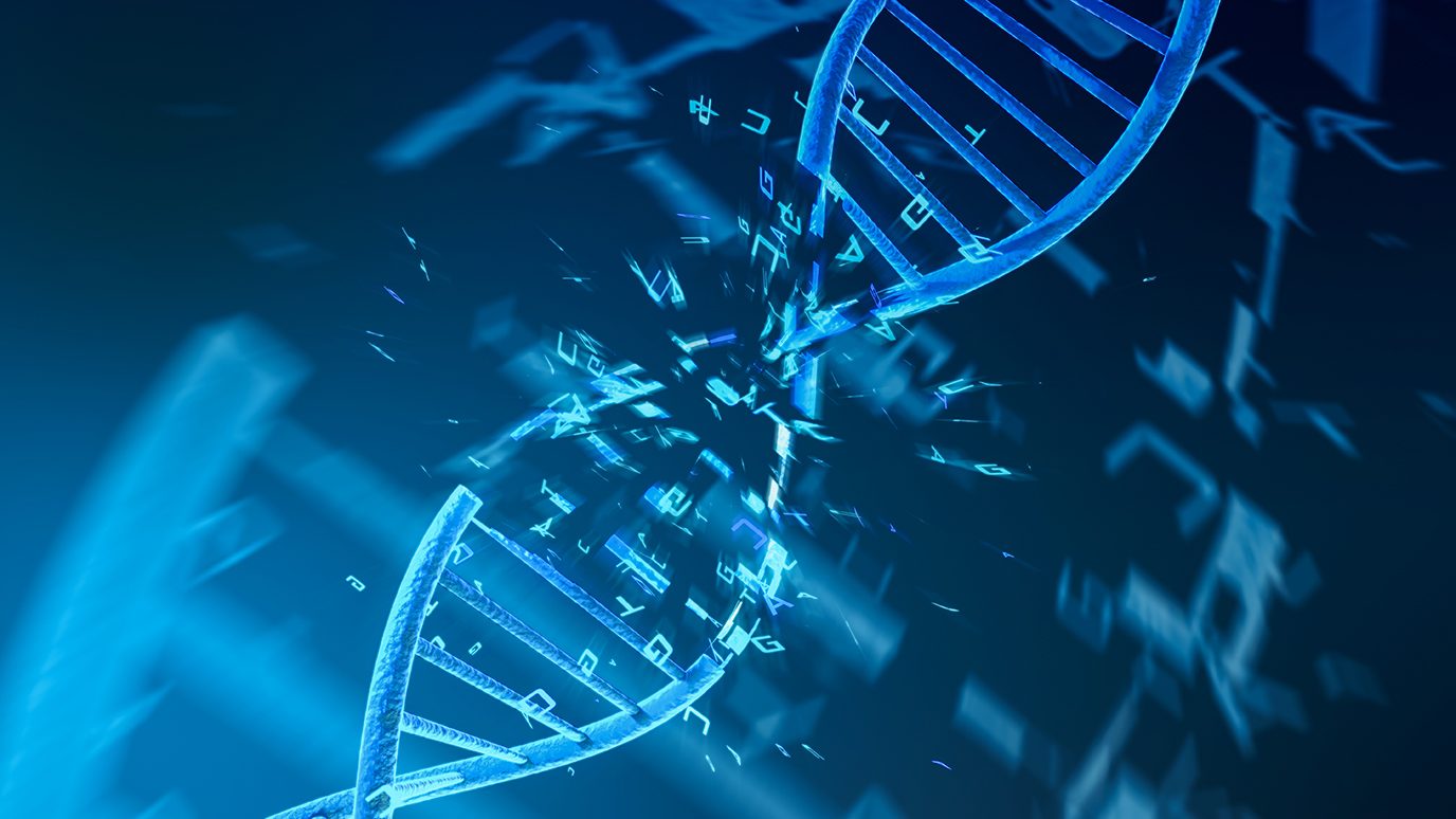 Image of DNA breaking