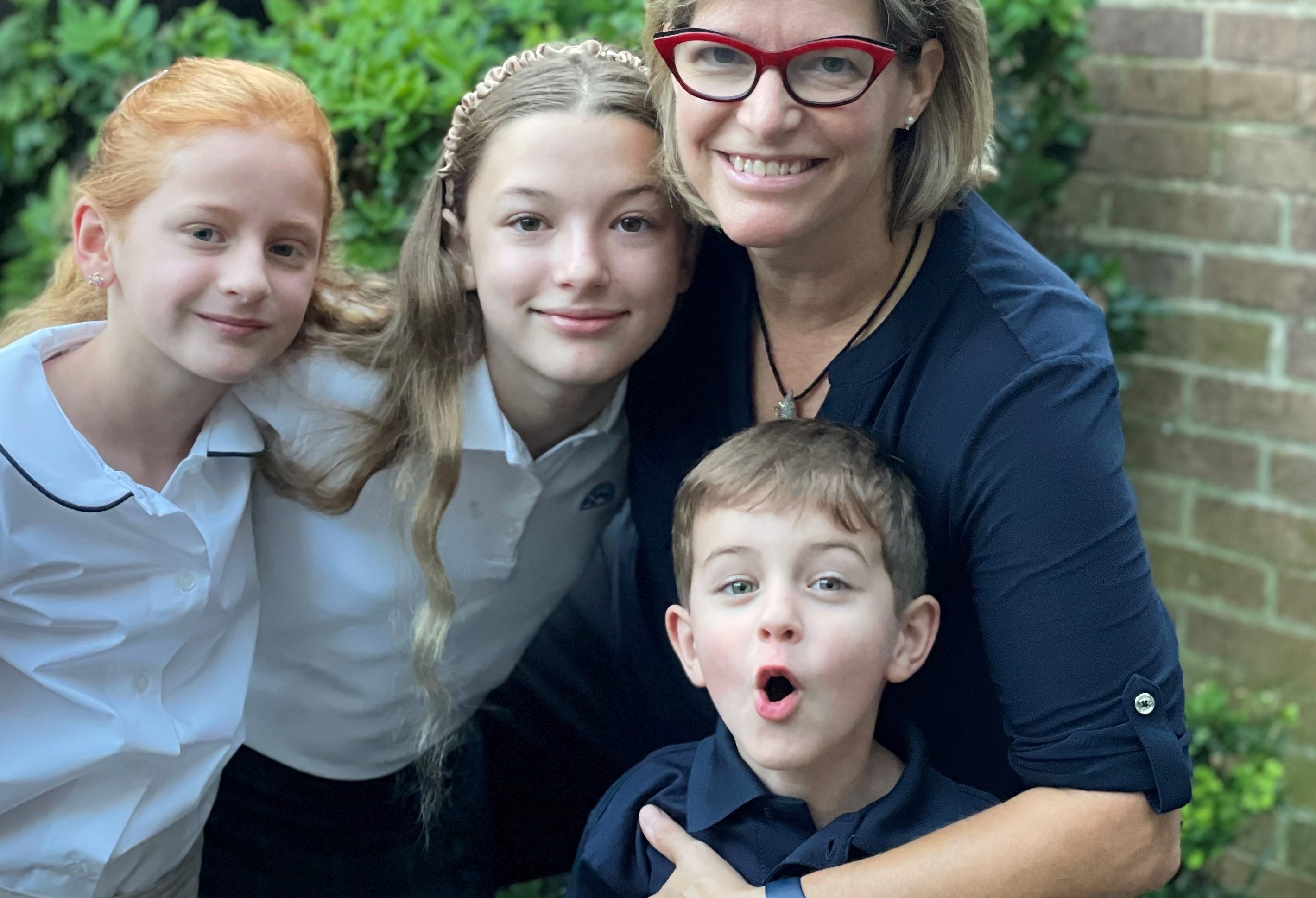 Jennifer Wargo, M.D., with her children