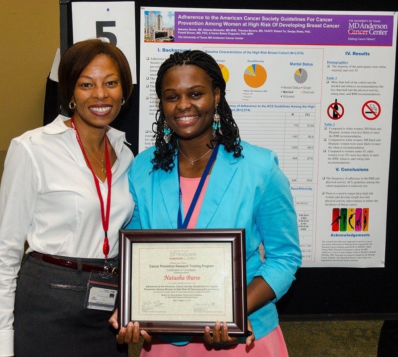 Abenaa Brewster, M.D., (Left) at the CPRTP 2017 Summer Expo